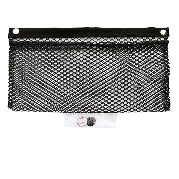 ObeCo OBPR-815-BLACKMSSD Mesh Pocket - 8" x 15", Black - OBPR-815-BLACKMSSD