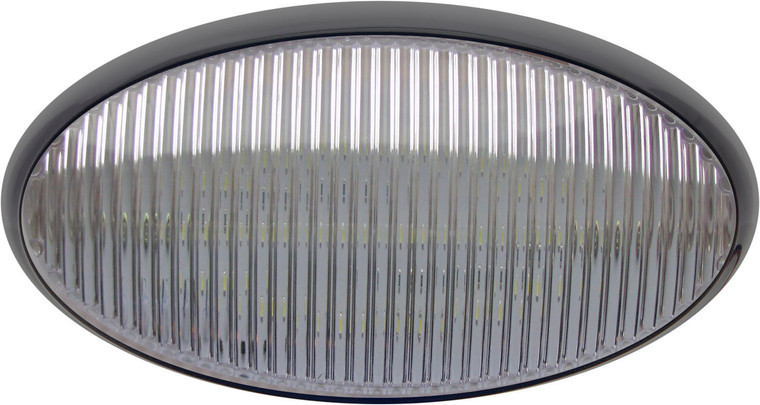 Optronics RVPLL11CFS LED Oval Porch Light - Black Housing - RVPLL11CFS