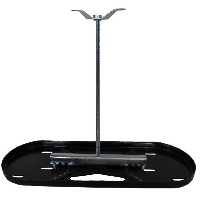 Outdoors Unlimited 16758 Universal LP Bottle Tray - Black - 16758 Outdoors Unlimited 16758 Universal LP Bottle Tray - Black - 16758