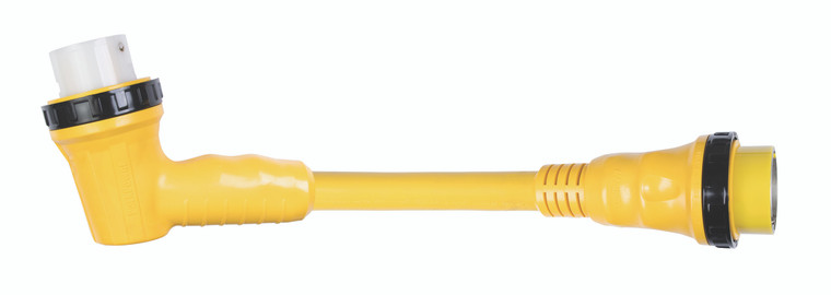 ParkPower 1RPC50RV Right Angle Adapter - 50A Male to 50A Female - 1RPC50RV