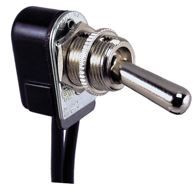 Perko 0514DP 6 Amp Toggle Switch with Wire Leads - 0514DP