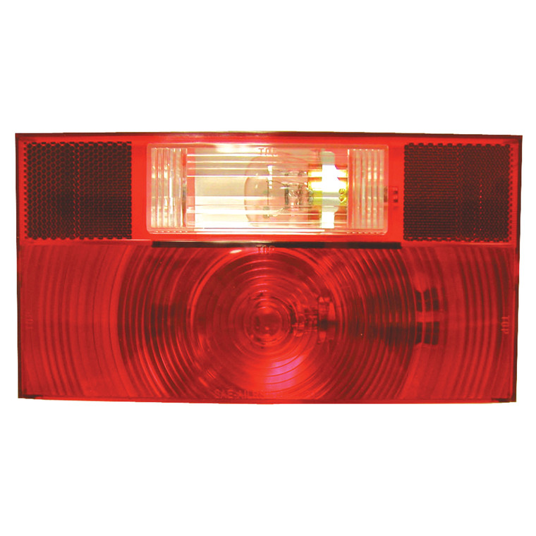 Peterson Manufacturing V25914-25 Stop, Turn, & Tail Light And License Light With Reflex - Replacement Lens For V25914-25 - V25914-25