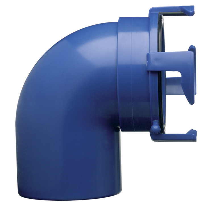 Prest-O-Fit 1-0020 Universal 90° Sewer Hose Adapter - Blue - 1-0020