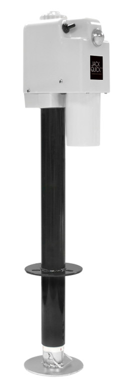 Quick Products JQ-3500W Power A-Frame Electric Tongue Jack - 3,650 lbs. Lift Capacity, White - JQ-3500W