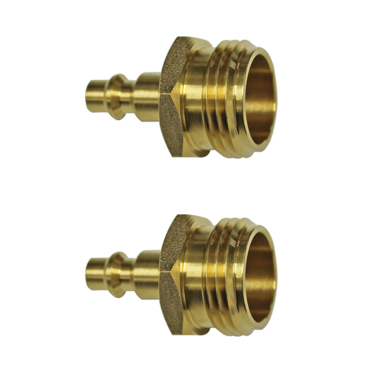 Quick Products QP-BOPQCB-2PK Blow Out Plug With Brass Quick Connect - 2-Pack - QP-BOPQCB-2PK