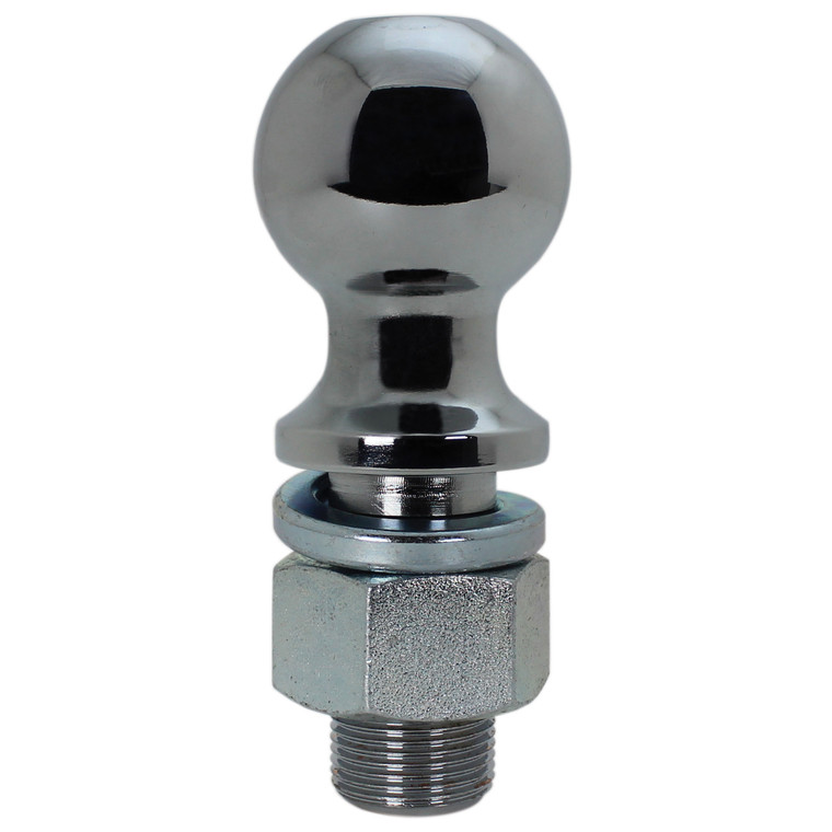 Quick Products QP-HB3016B 2-5/16" Chrome Hitch Ball - 1-1/4" Diameter x 2-1/2" Long Shank - 12,000 lbs. - QP-HB3016B