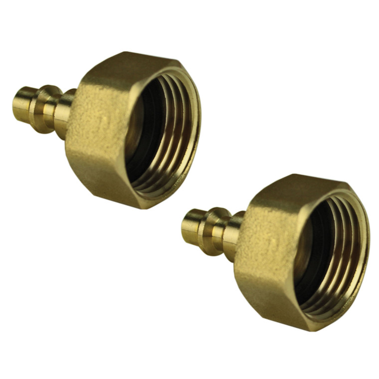 Quick Products QP-QCBPGF-2PK Quick Connect Air Compressor Irrigation Blow Out Fitting - Female, 2-Pack - QP-QCBPGF-2PK