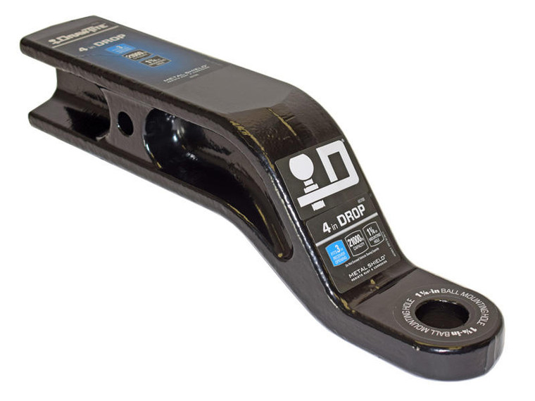 Reese 40701 3" Trailer Hitch Ball Mount - Class V, 6" Drop x 4" Rise - 40701