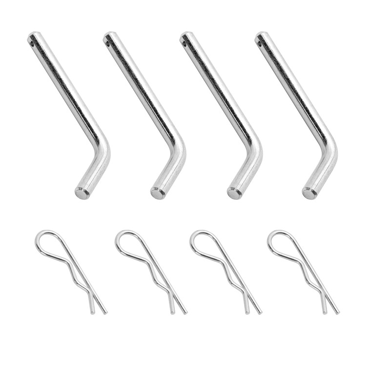 Reese 58467 Mounting Pins and Clips for Fifth Wheel Rails - 1/2" x 4-1/4", Pack of 4 - 58467