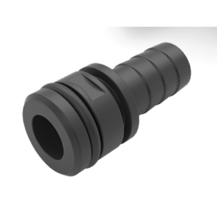 Remco FQ5S-12R PowerRV AquaJet/REBEL Quick Attach Straight Hose Barb Fitting with O-Ring - FQ5S-12R
