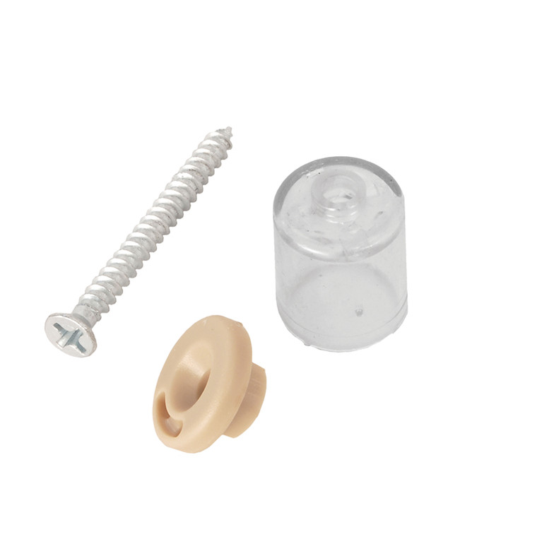 RV Designer A311 Pleated Shade Hold Down - Set of 2 With Screws, Beige - A311