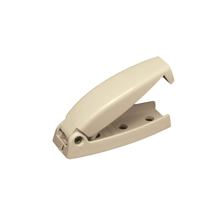 RV Designer E209 Rounded Baggage Door Catch - Colonial White, Set of 2 - E209