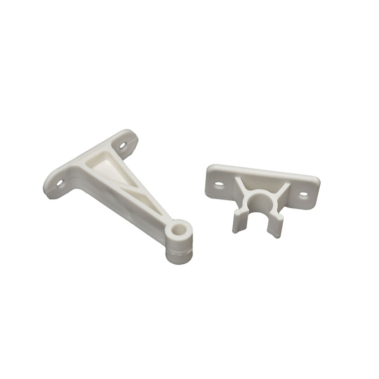 RV Designer E241 Plastic Clip-Style Entry Door Holder - White, 3" - E241