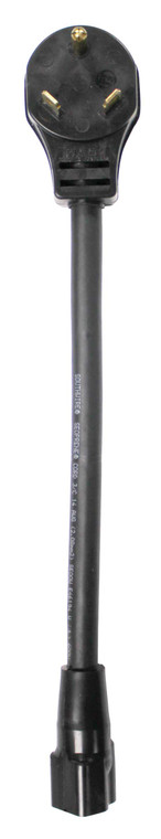Southwire 30AM15AF12 Surge Guard RV Power Cord Adapter - 30A Male to 15A Female, 12" 14/3 Cord, 120V - 30AM15AF12