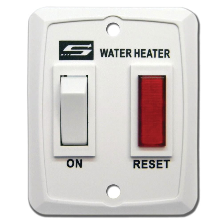 Suburban 234589 Standard Water Heater Wall Switch Assembly - White - 234589