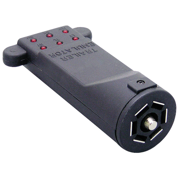 Tekonsha 6562 7-Way Trailer Wire Emulator with LED Display - 6562