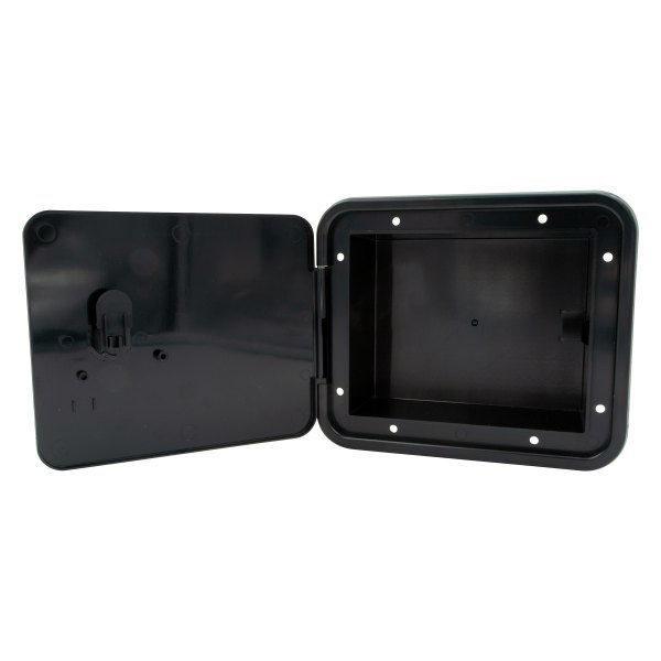 Thetford 94311 Multi-Purpose Hatch with Slant Back and Keyed Entry - Black - 94311