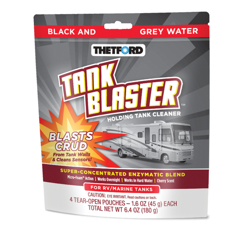 Thetford 96527 Tank Blaster Holding Tank Cleaner - 4-Pack 1.6 oz. Pouches - 96527