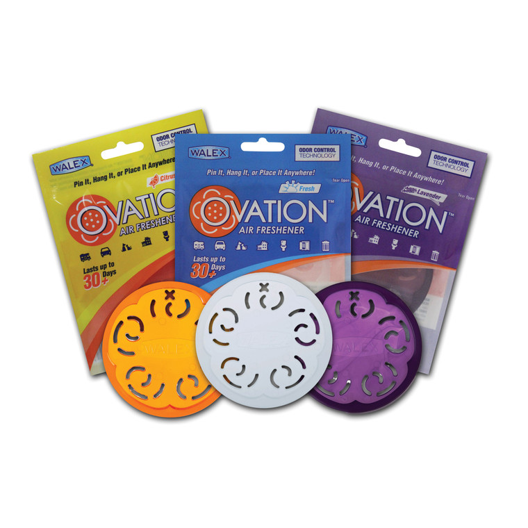 Walex OVAASST Portable Ovation Air Freshener - Assorted Scents, 24 Pack - OVAASST Walex OVAASST Portable Ovation Air Freshener - Assorted Scents, 24 Pack - OVAASST