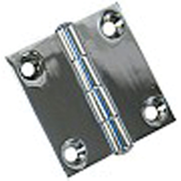 Whitecap S-1497C Chrome Plated Zamac Butt Hinge - 2" x 2" - S-1497C