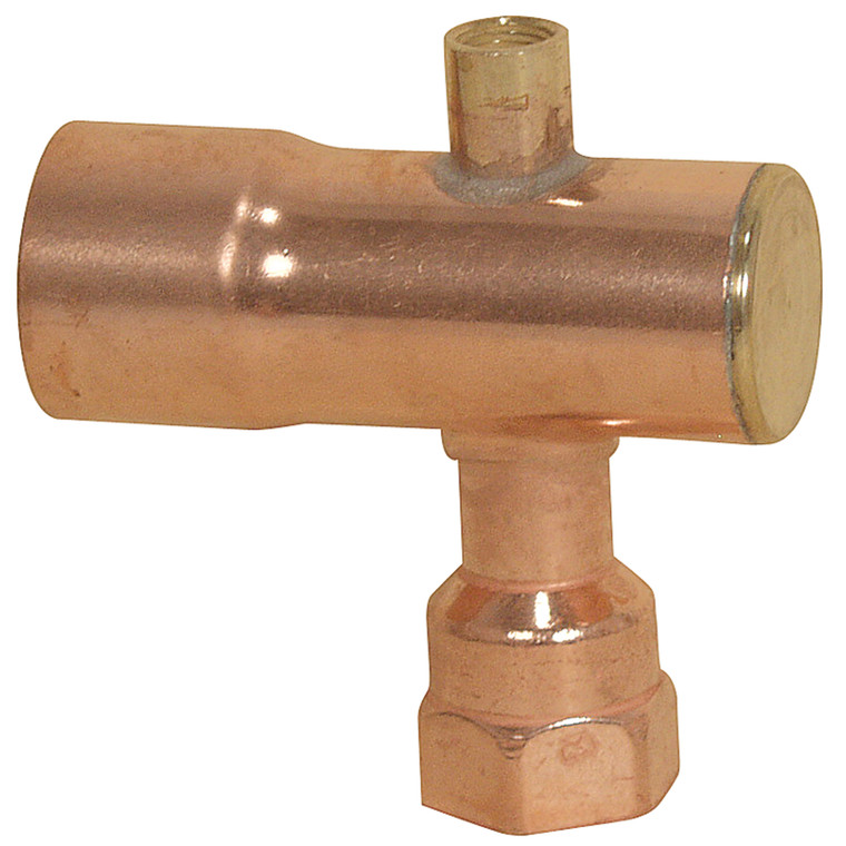 Willow Springs UECVD125 Manifold End Cap with 1/8" Vent Tap and 1/2" FIP - 1-1/4" - ECVD125