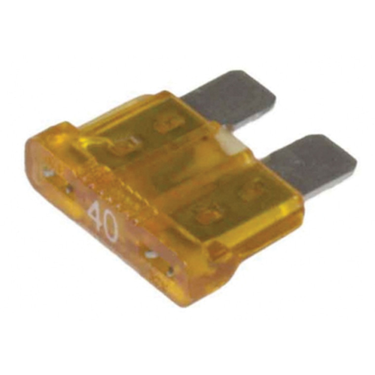 WirthCo 24390 MidBlade Fuse - 40 Amp (Orange), Pack of 5 - 24390