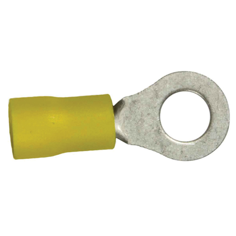 WirthCo 80845 Vinyl Ring Terminal - #10 Stud, 16-14 AWG, Pack of 25 - 80845