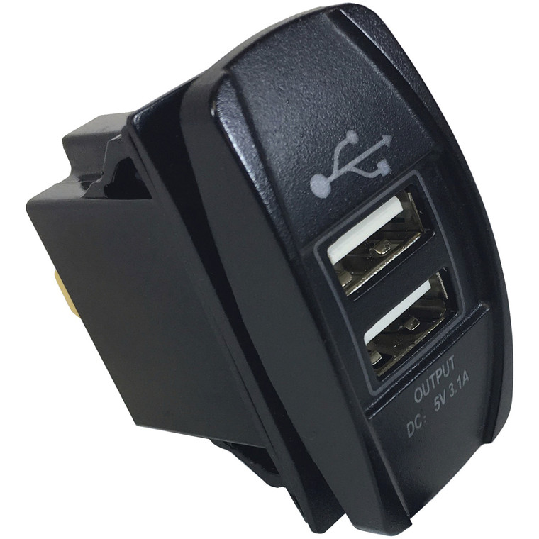 Wirthco Engineering Inc 20603 Rectangular Dual USB Port - 20603