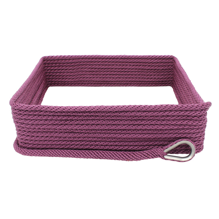 Extreme Max 3006.2648 BoatTector Solid Braid MFP Anchor Line with Thimble - 3/8" x 100', Burgundy - 3006.2648