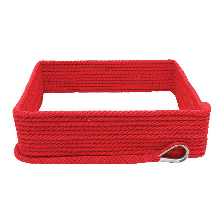 Extreme Max 3006.2669 BoatTector Solid Braid MFP Anchor Line with Thimble - 3/8" x 150', Red - 3006.2669