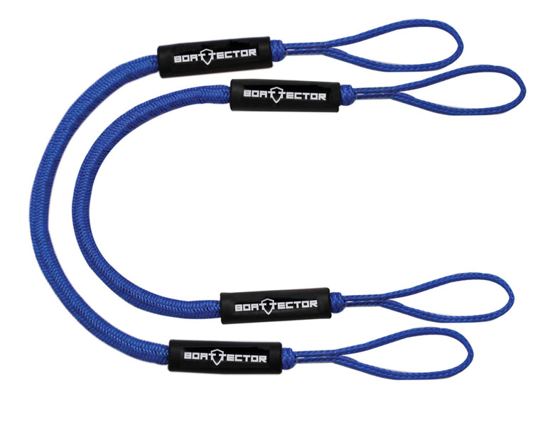 Extreme Max 3006.2711 BoatTector Bungee Dock Line Value 2-Pack - 5', Blue - 3006.2711