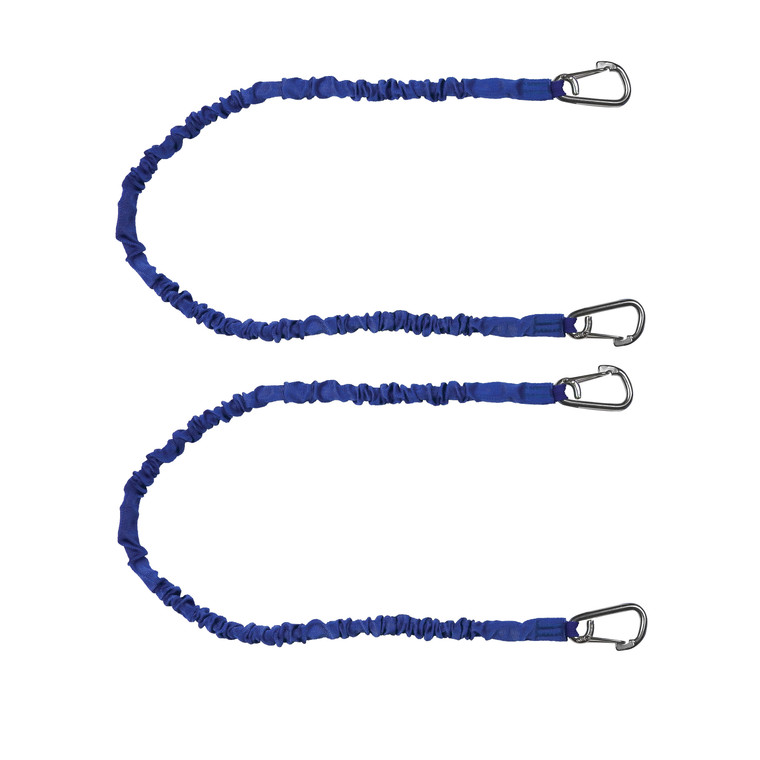 Extreme Max 3006.2909 BoatTector High-Strength Line Snubber & Storage Bungee, Value 2-Pack - 36" with Medium Hooks, Blue - 3006.2909