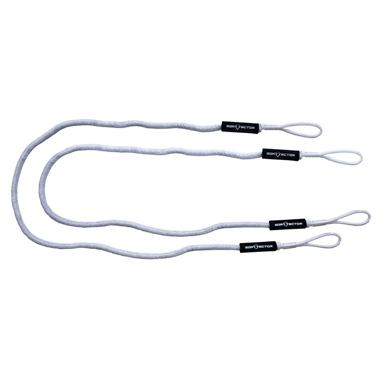 Extreme Max 3006.3068 BoatTector Bungee Dock Line Value 2-Pack - 8', White - 3006.3068