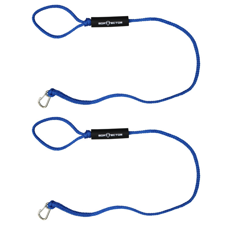 Extreme Max 3006.3138 BoatTector PWC Dock Line Value 2-Pack - 9', Blue - 3006.3138