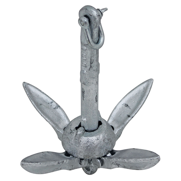 Extreme Max 3006.6542 BoatTector Galvanized Folding Anchor - 1.5 lbs. - 3006.6542 Extreme Max 3006.6542 BoatTector Galvanized Folding Anchor - 1.5 lbs. - 3006.6542