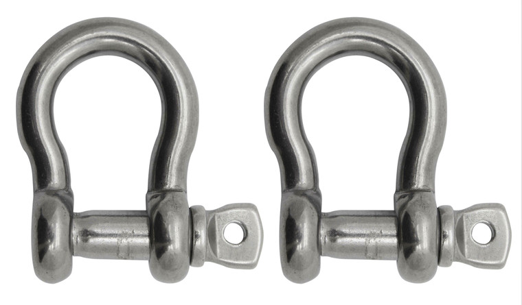 Extreme Max 3006.8327.2 BoatTector Stainless Steel Anchor Shackle - 5/8", 2-Pack - 3006.8327.2