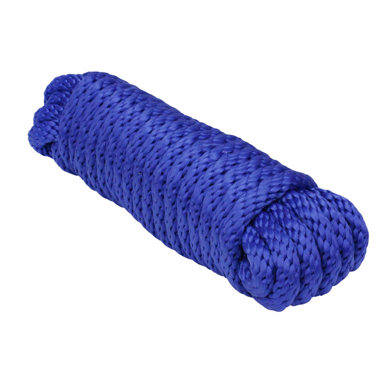 Extreme Max 3008.0082 Solid Braid MFP Utility Rope - 1/2" x 100', Blue - 3008.0082