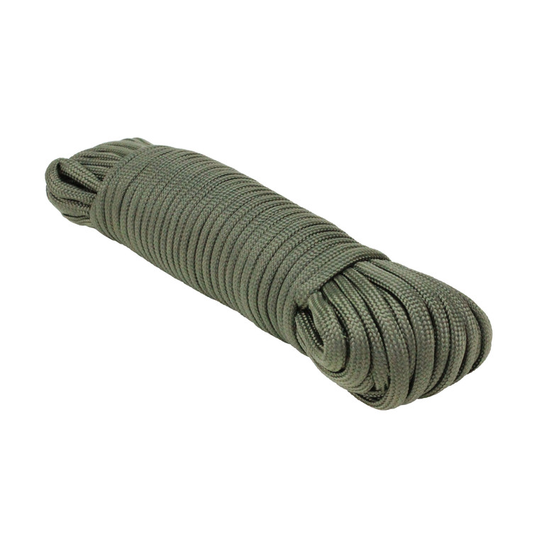 Extreme Max 3008.0481 OD Green Type III 550 Paracord Commercial Grade - 5/32" x 100' - 3008.0481