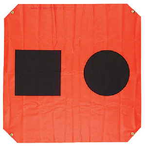 Orion Safety Products - 3'x3' Orange Distress Flag - 925