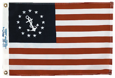 Taylor - 12x18 Us Yacht Ensign - 1118