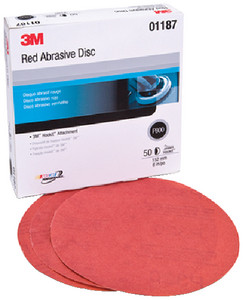 3M Marine - Red Hookit Disc 8 P80d 25/bx - 1677