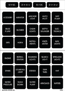 Blue Sea Systems - Label Kit - 4217