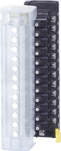 Blue Sea Systems - Brkr Block St Clb 12circ W/gnd - 5054
