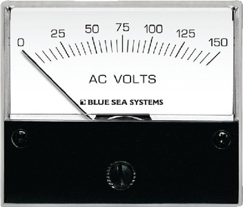 Blue Sea Systems - Volt Meter Analog 0-150 Vac - 9353