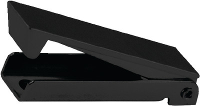JR Products - Baggage Door Catch Sq Blk 2/pk - 10225