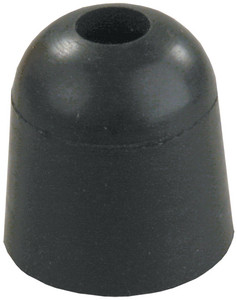 JR Products - 1in Rubber Bumper Black - 11745