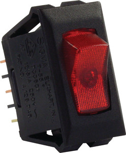JR Products - Illumintd 120v On/off Sw Rd/bl - 12515