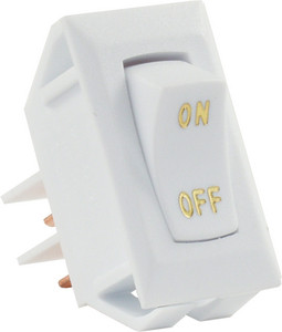 JR Products - Labeled 12v On/off Switch Wht - 12585