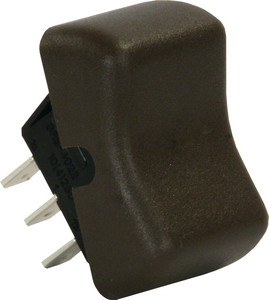 JR Products - Spdt On/on Switch Brown - 13085
