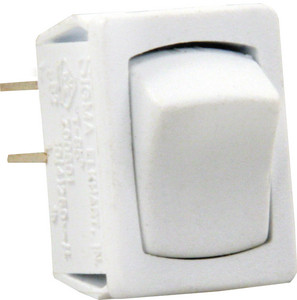 JR Products - Mini On/off Switch Spst White - 13645